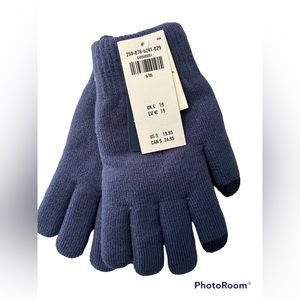 COPY - Abercrombie tech gloves in blue